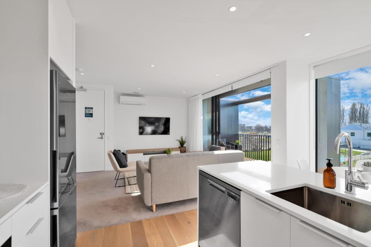 Top Floor Luxury City Central W Sunny Balcony Christchurch Buitenkant foto