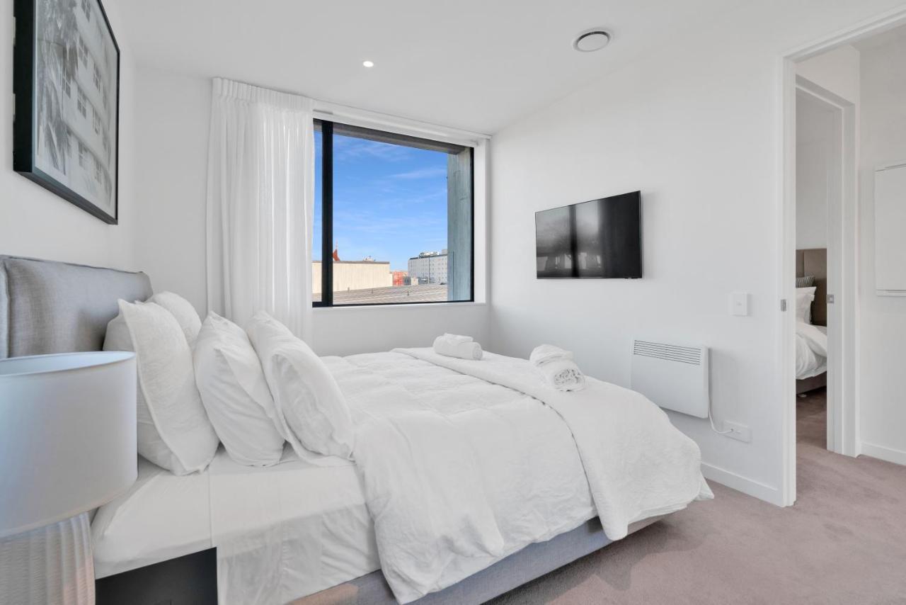 Top Floor Luxury City Central W Sunny Balcony Christchurch Buitenkant foto