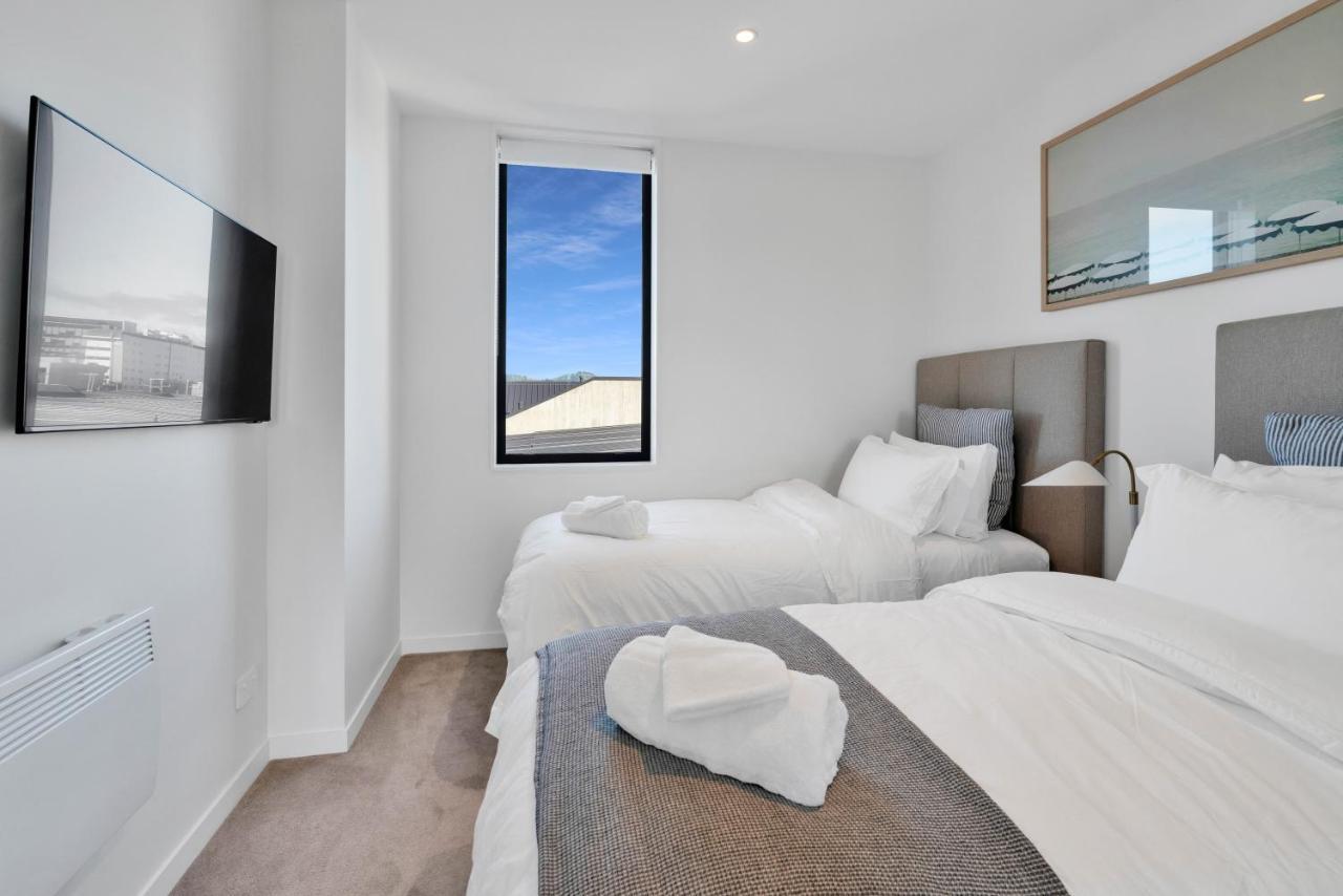 Top Floor Luxury City Central W Sunny Balcony Christchurch Buitenkant foto
